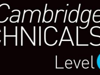Cambridge Technicals IT Level 3 - Unit 1 Key Terms Revision