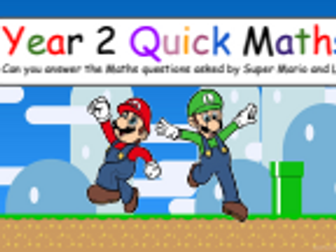 Maths Quiz Templates: Super Mario, Spiderman and Avengers ´Have a Go´.