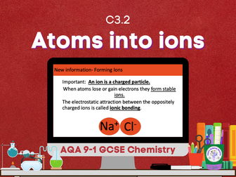Atoms into ions