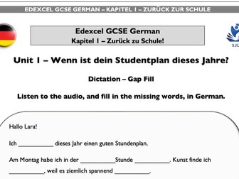 NEW EDEXCEL GCSE GERMAN - LISTENING EXERCISES - CHAPTER 1