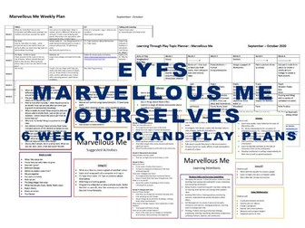 EYFS Ourselves/Marvellous Me Learning Through Play Medium Term Plan