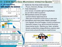Maths for GCSE 9-1 Science 400 questions