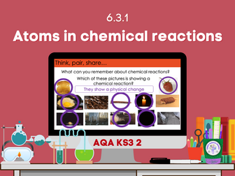 Atoms in chemical reactions