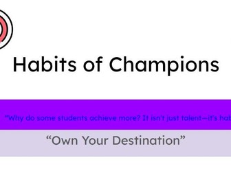 Assembly - Habits of Champions -COLLABORATION • COGNITIVE EFFORT • INQUIRY
