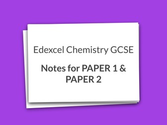 All Chemistry Edexcel GCSE Notes
