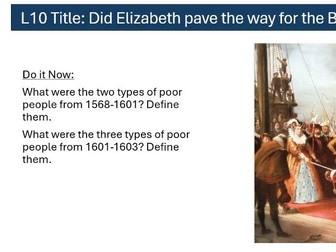 GCSE AQA History Elizabethan England, 1568-1603 2.5 Trade and Exploration