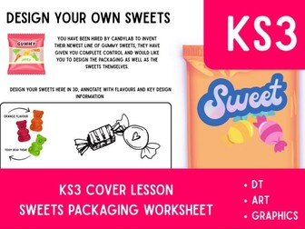 KS3 DESIGN TECHNOLOGY | SWEETS PACKAGING DESIGN