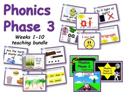 Phonics Phase 3 Complete Teaching Set (10 weeks)