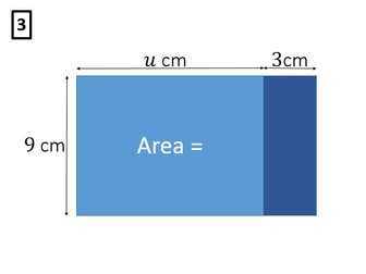 Expanding brackets through area problem solving