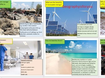 Geography open evening classroom poster