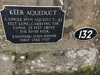 Keer Aqueduct, Carnforth, Lancashire Canal, England