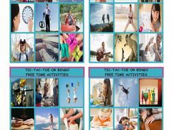 Free Time Activities Tic-Tac-Toe or Bingo