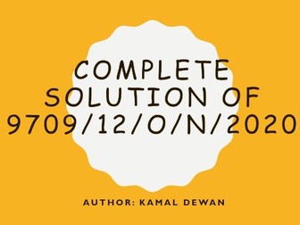 COMPLETE SOLUTION OF 9709/12/O/N/2020