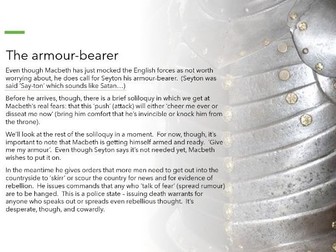 Macbeth Act 5 scenes 2 & 3