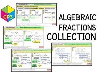 Algebraic fractions COLLECTION (Bundle)
