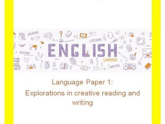 AQA Language Paper 1 Booklet - I do, We do, You do