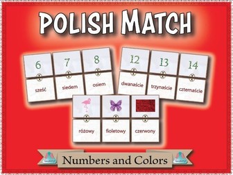 Polish Match - Numbers and Colors