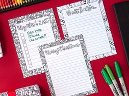 DIY Christmas Stationery - Letters to Santa, Christmas Wishlist & Christmas Letter Templates