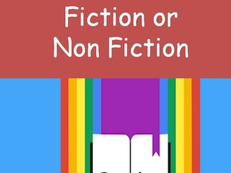 Fiction and Non Fiction Text ppt