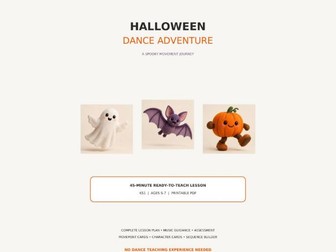 Halloween Dance Adventure - KS1 Lesson