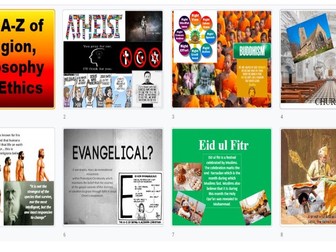 A-Z of Religion Display/Religious Studies display