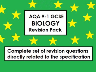 AQA Biology GCSE 9-1 Revision Questions