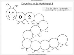 Counting in 2s - Socks on the Line | Teaching Resources