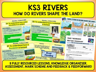 KS3 Rivers SOW