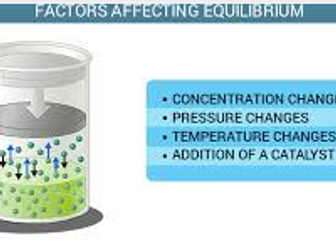(I)GCSE Chemistry equilibrium exercises+ answers