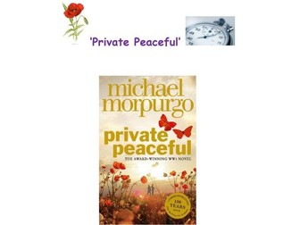 'Private Peaceful' pupil booklet