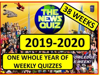 ONE YEAR of The News Quiz 2019-2020 Academic Year Tutor Form time Current Affairs