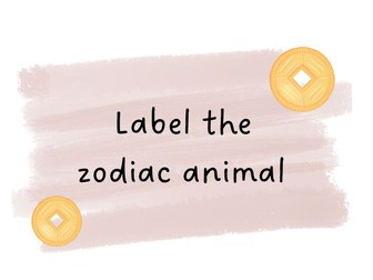 Label the Zodiac