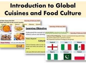 Introduction to Global Cuisines and Food Culture