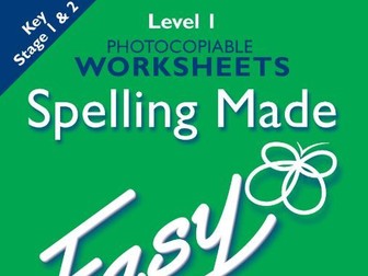 Spelling Made Easy Worksheets Level 1