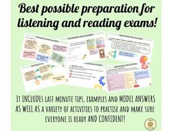 Spanish GCSE Reading and Listening preparation. Last minute tips