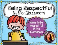 Being Respectful In The Classroom Powerpoint 