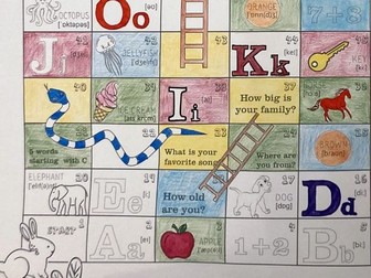 Snakes & Ladders: Learn, Play & Colour!