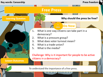Edexcel Citizenship D L11- Free Press