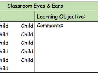 Eyes & Ears - Teaching Assistant Assessment
