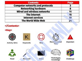 KS3 Networks & Internet Booklet [Printable Version] (Networks from semaphores to the Internet)