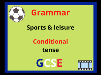 French conditional tense - leisure