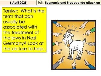 WJEC GCSE Germany in Transition - Economic Treatment of the Jews