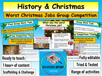 History Christmas Jobs Challenge