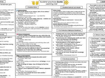 AQA Buddhist Practices QUOTE LearningMat
