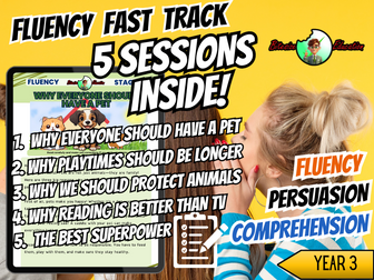 Fluency Fast Track | Reading | Persuasive Pack | Year 3