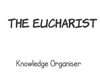Knowledge Organiser: The Eucharist