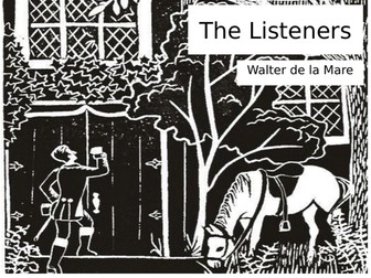 CLASSIC POEM COMPREHENSION THE LISTENERS. WITH ANSWERS