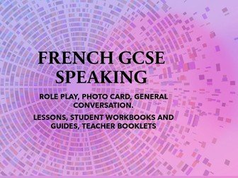 GCSE FRENCH SPEAKING BUNDLE