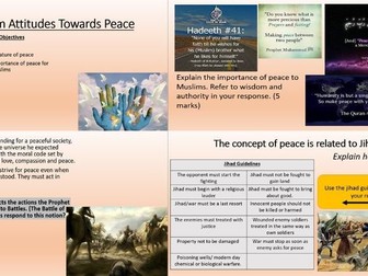 Muslim Attitudes towards peace - Edexcel