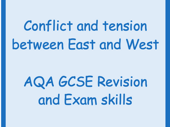 Cold War in Asia AQA REVISION BOOKLET